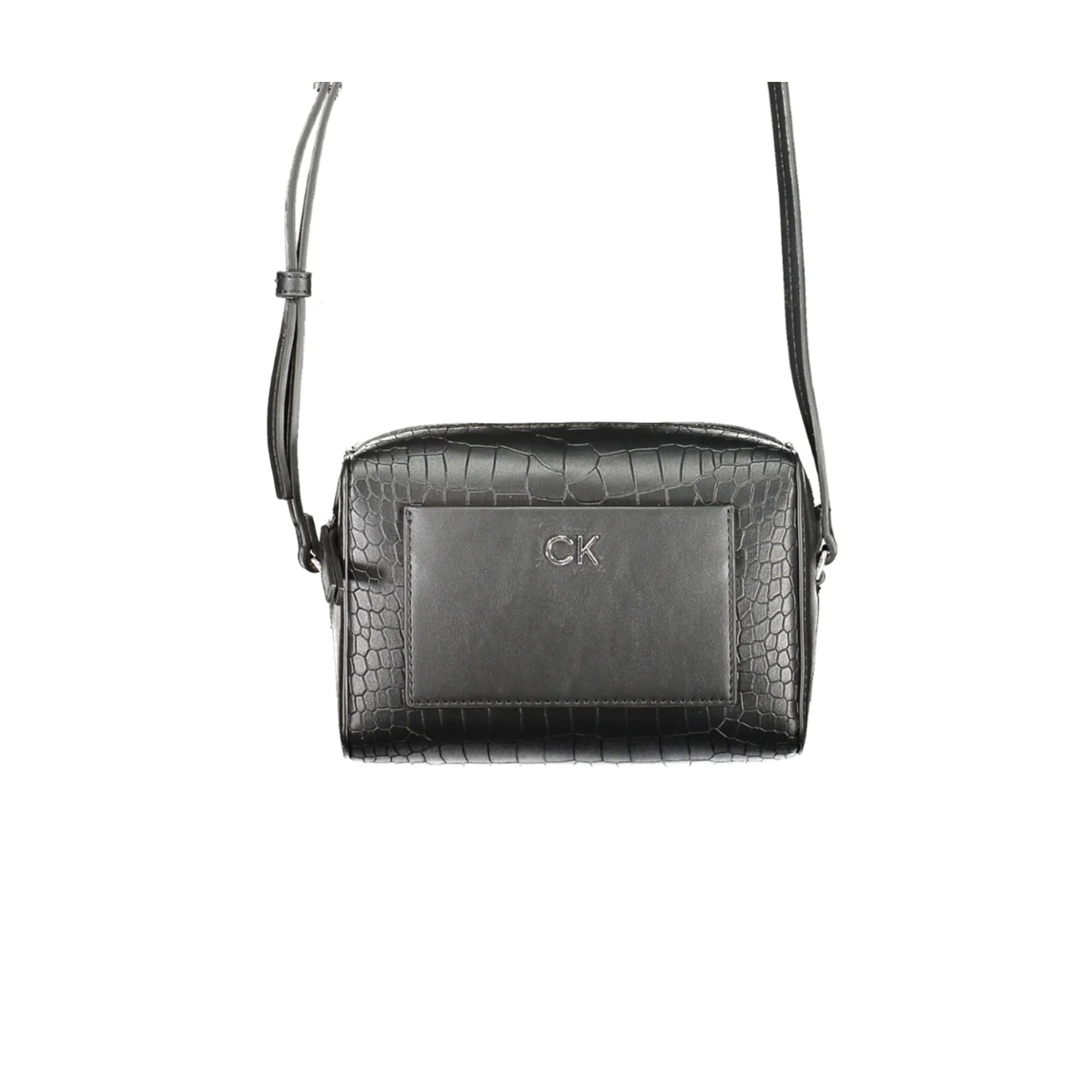 CALVIN KLEIN Borsa Donna Nera a Tracolla con Zip e Dettagli a Contrasto Borse Nero - foto prodotto